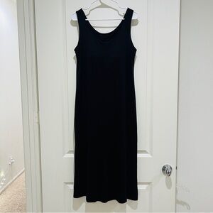 UNIQLO *PADDED* Women’s Black Ribbed Bra Dress Size XL Midi Bodycon whimsigoth